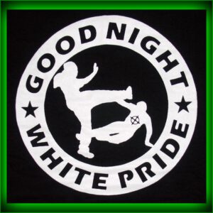 GOOD NIGHT WHITE PRIDE - Rückenaufnäher