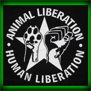 FAUST+PFOTE 'Animal Liberation Human Liberation' - Rückenaufnäher