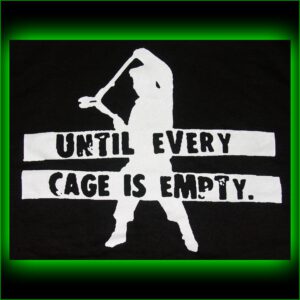 UNTIL EVERY CAGE IS EMPTY - Rückenaufnäher