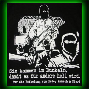 Sie kommen im Dunkeln, damit es für andere hell wird… - Rückenaufnäher