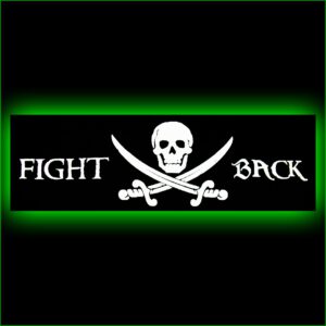 FIGHT BACK - Rückenaufnäher