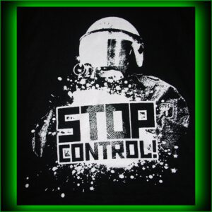 STOP CONTROL - Rückenaufnäher