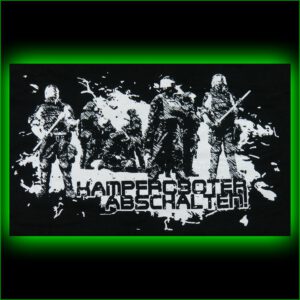 KAMPFROBOTER ABSCHALTEN! - Rückenaufnäher