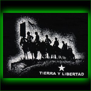 TIERRA Y LIBERTAD - Rückenaufnäher