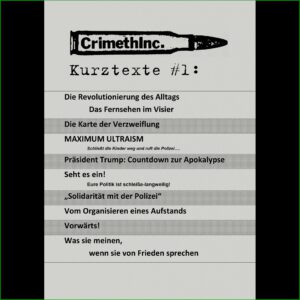 CrimethInc- Kurztexte #1