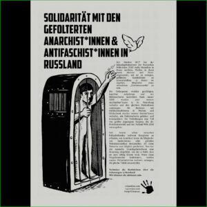 Solidarität mit den gefolterten Anarchist*innen & Antifaschist*innen in Russland