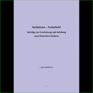 Nachsitzen – Textarbeit!