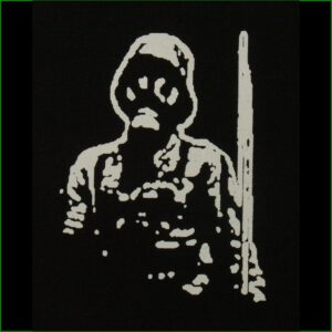 Soldat mit Gasmaske - Aufnäher