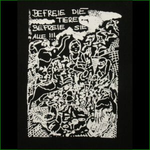 Befreit die Tiere - befreit sie alle! - Aufnäher