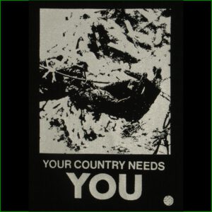 CRASS - your country needs you - Aufnäher