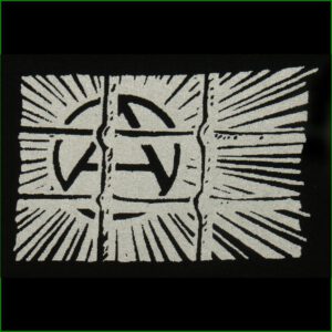 Anarchiesonne hinter Gitter - Aufnäher