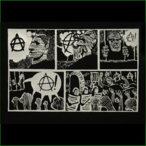 Anarchiecomic - Aufnäher