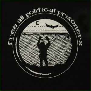 free all political prisoners - Aufnäher