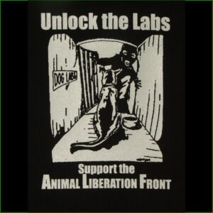 Unlock the Labs - support the Animal Liberation Front - Aufnäher