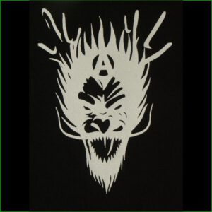 Anarchokopf - Aufnäher
