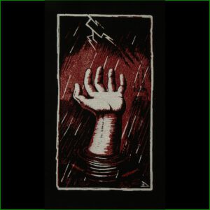 Erik Drooker-Drowning Hand - Aufnäher