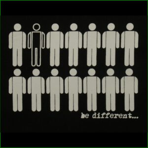 BE DIFFERENT - Aufnäher