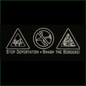 STOP DEPORTATION - Aufnäher