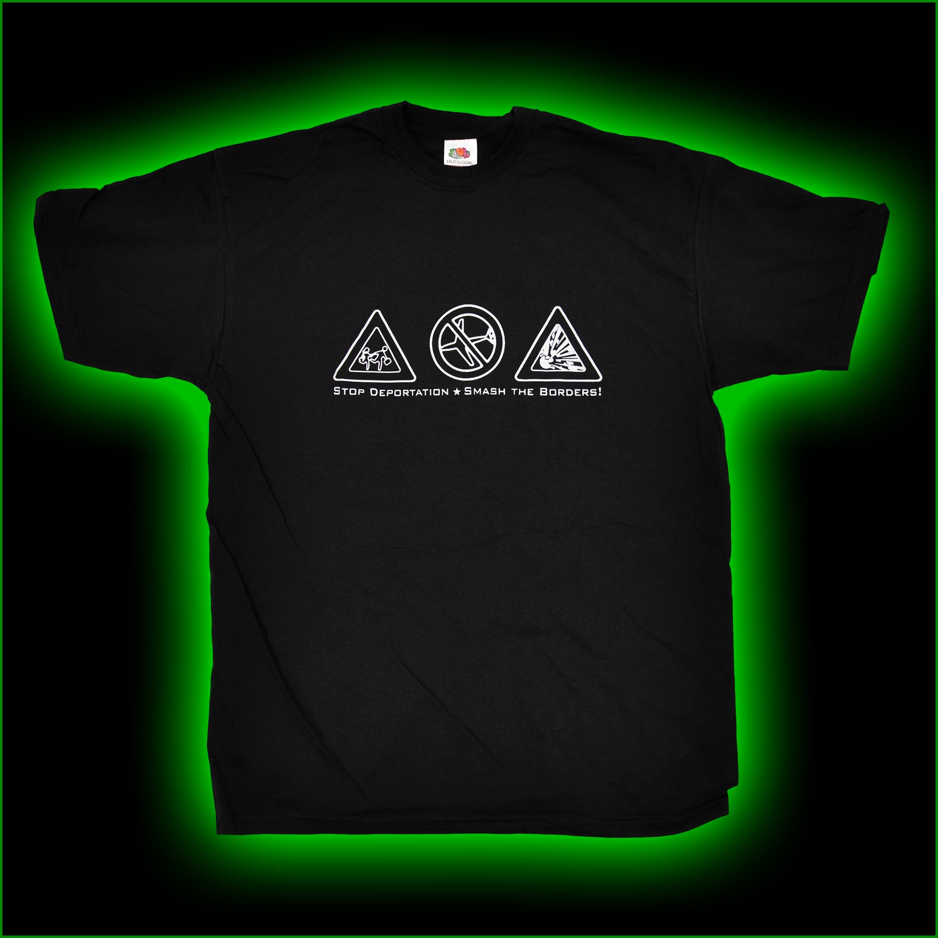 STOP DEPORTATION - SMASH THE BORDERS! - T-Shirt – Bild 2