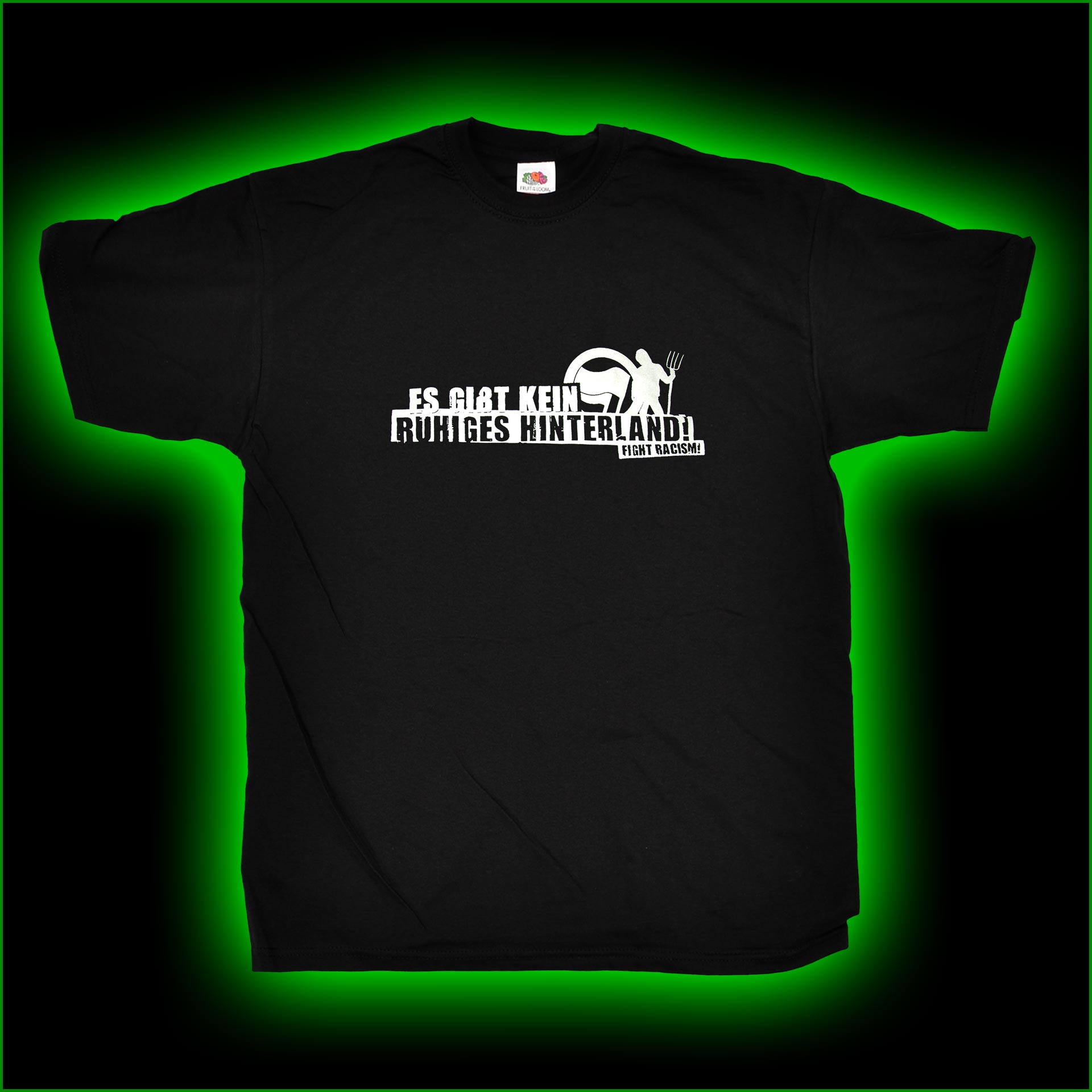 ES GIBT KEIN RUHIGES HINTERLAND - fight racism - T-Shirt – Bild 2