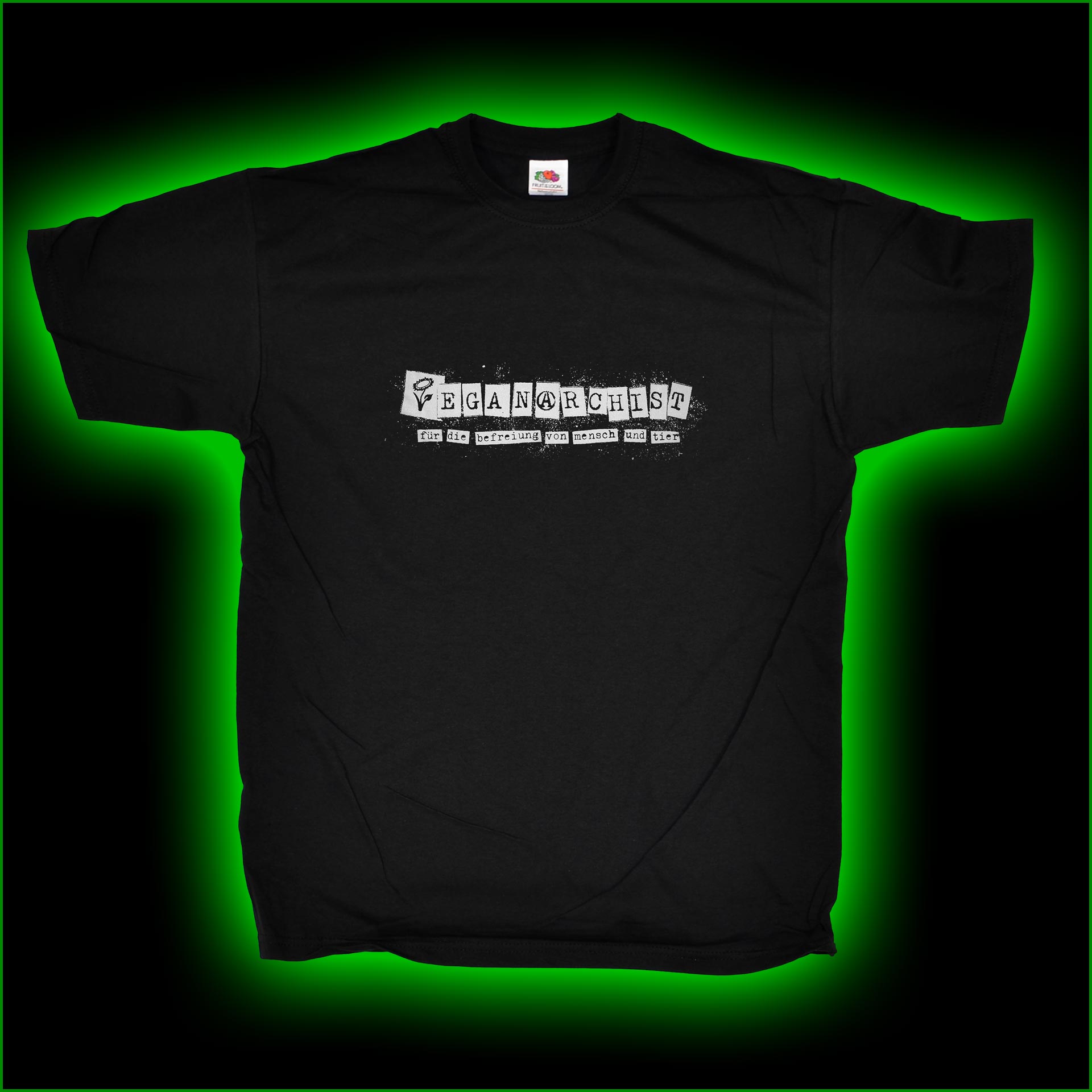 VEGANARCHIST - für die befreiung von mensch und tier - T-Shirt – Bild 2