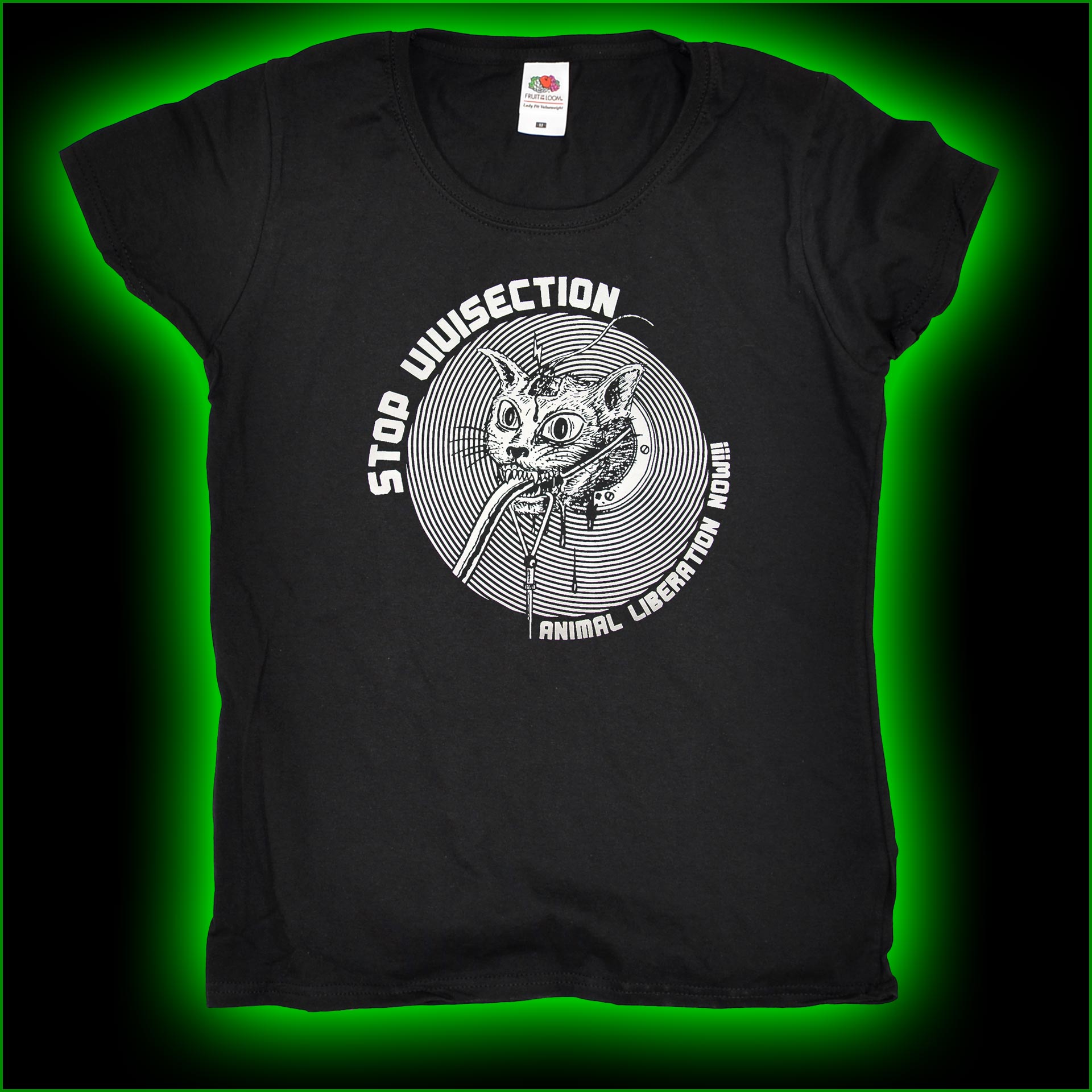 STOP VIVISECTION! animal liberation now! - Girlie – Bild 2