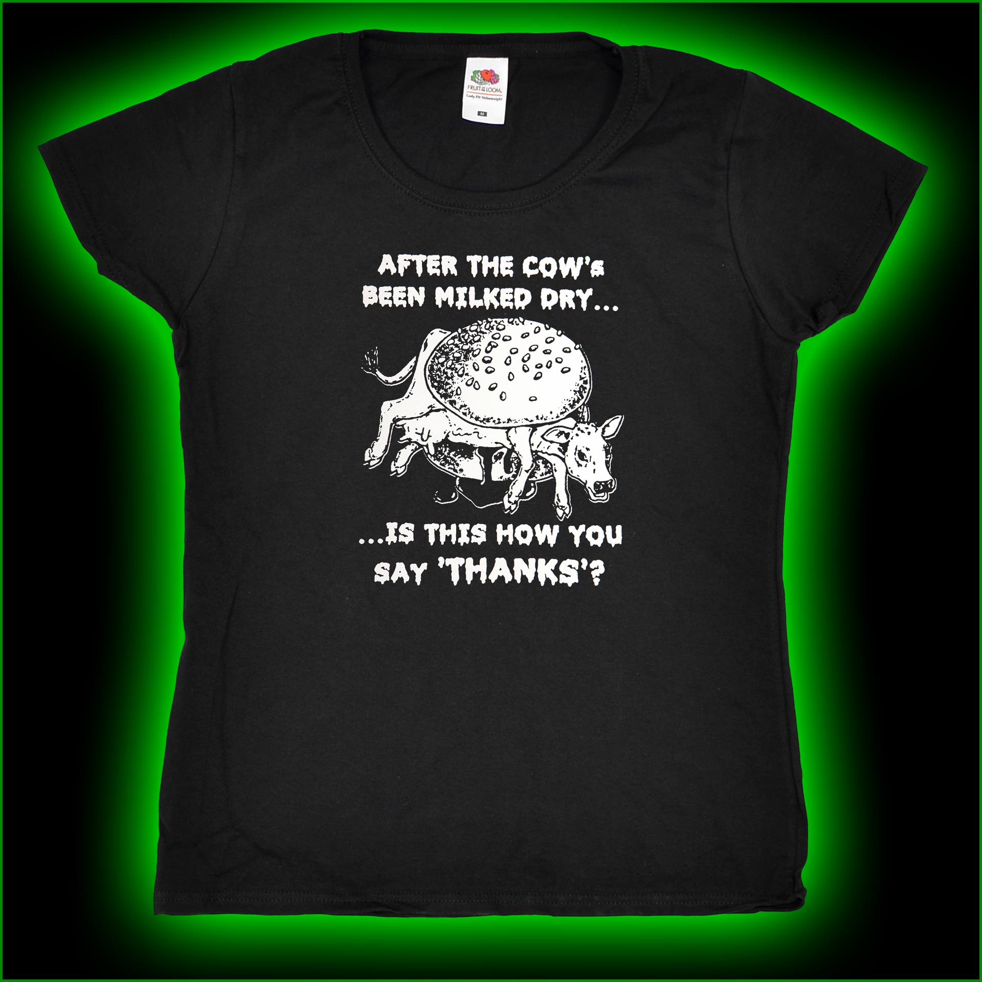 AFTER THE COW'S BEEN MILKED DRY... IS THE HOW YOU SAY THANKS? - Girlie – Bild 2