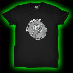 STOP VIVISECTION! animal liberation now! - T-Shirt