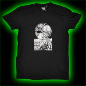 behold the happy mask of the capitalist system - T-Shirt