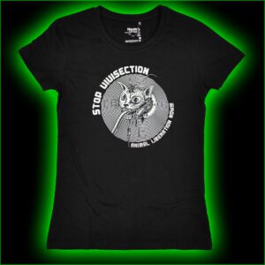 STOP VIVISECTION! animal liberation now! - Girlie