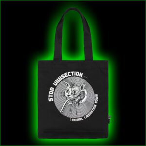 STOP VIVISECTION! animal liberation now! - FAIR Tragetasche