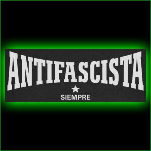 ANTIFASCISTA siempre - Rückenaufnäher